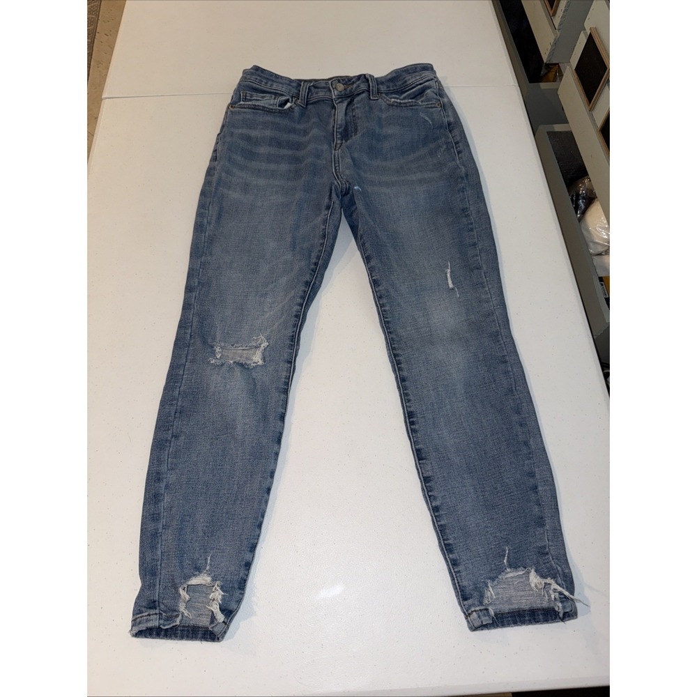PISTOLA Women's Jeans Size 29 High Rise Distressed Skinny Cropped Ankle